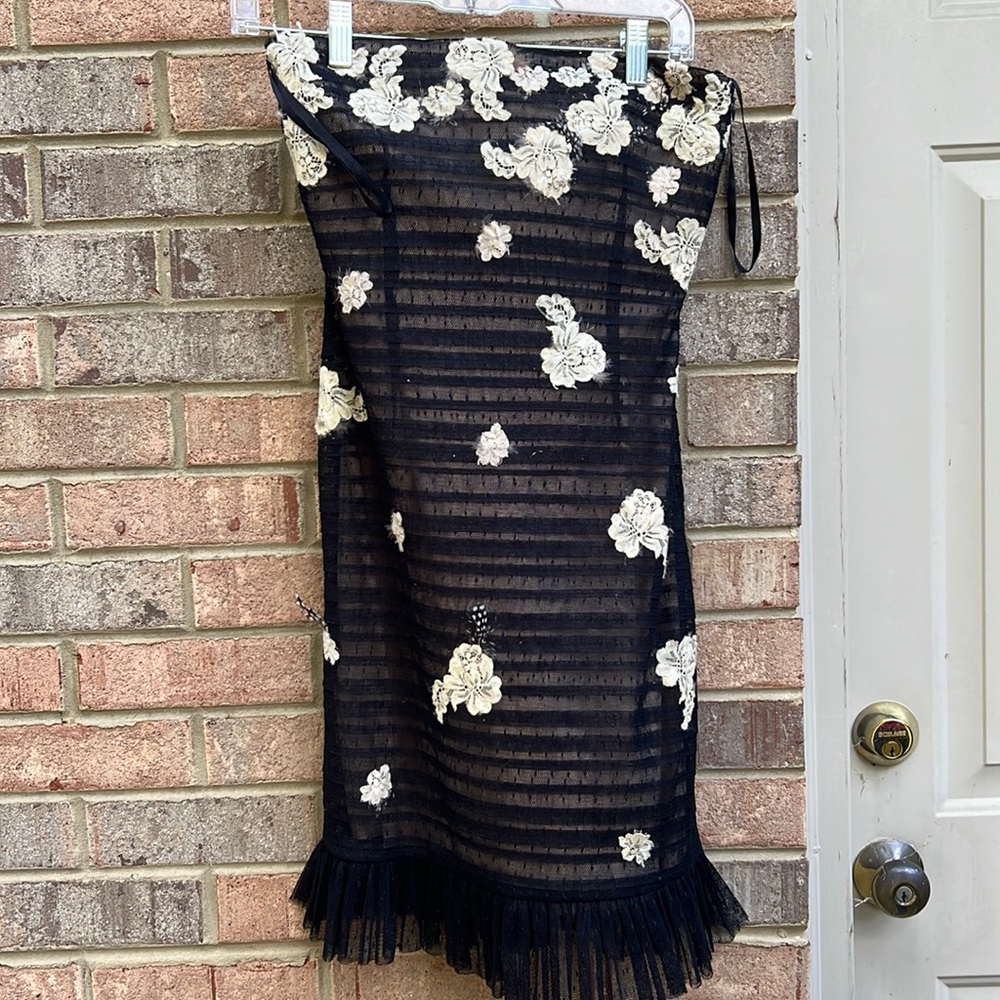 y2k bcbg strapless dress